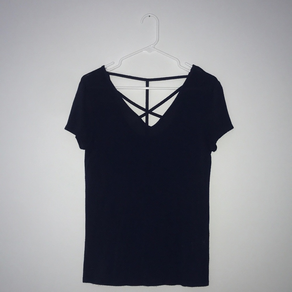 Navy blue tee